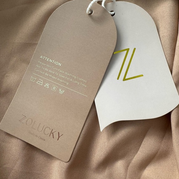 Lucky Brand Beige Stripe Trench Coat Modern Silhouette Size S - Picture 6 of 6